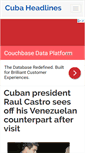 Mobile Screenshot of cubaheadlines.com